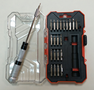 Набор бит TORX T5-Т15, PH000-PH1, PZ0-1, SL, HEX, 24 предмета, Б380324