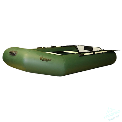 Лодка ПВХ Polar Bird Чирок PB-280ТМ Teal со стеклокомпозитной сланью Зелёная