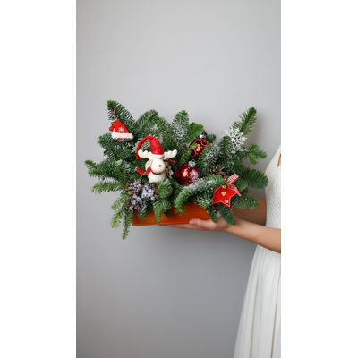 Новогодняя композиция № 1124