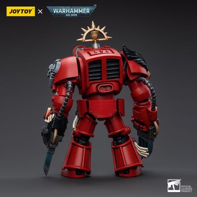Терминатор Кровавых Ангелов (Warhammer 40k) - КОЛЛЕКЦИОННАЯ ФИГУРКА 1/18 Blood Angels Assault Terminators Brother Tyborel (JT5529) - JOYTOY