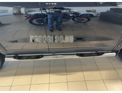 Пороги труба с проступью d76 для Haval Dargo X 2023-