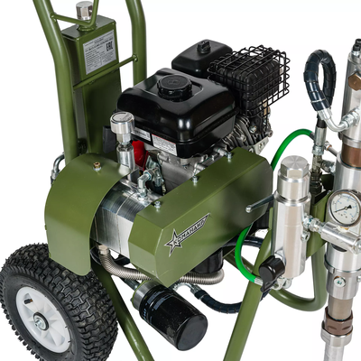 Окрасочный аппарат Командир с бензиновым двигателем, RUSCOMMANDER-B