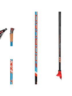 Палки лыжные KV+ Tornado CLIP BLUE 24P004Q