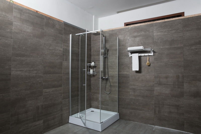 Душевое ограждение ERLIT ER10110H-C1 (100*100*200) квадратное, прозрачное