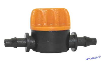 Микрокран 1/4" х шип