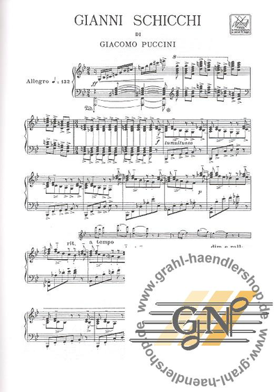 Puccini. Gianni Schicchi Klavierauszug (dt/ital) broschiert