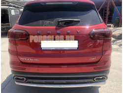 Защита заднего бампера d60 для Chery Tiggo 8 Pro 2021-