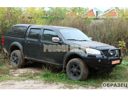 Передний силовой бампер серии Трофи на GREAT WALL Wingle 7 2018-2023 (02.232.13)