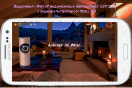 Панорамная WIFi видеокамера HD 720p