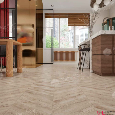 SPC ламинат Alpine Floor Chevron Гикори ECO 18-21 MC 43 класс толщина 5.0 мм