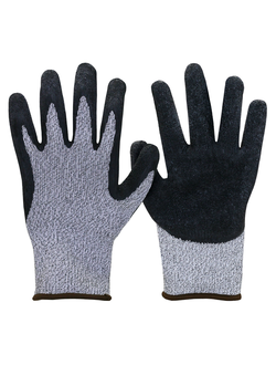 Перчатки Safeprotect АНТИПОРЕЗ ЛАТ (рельефное латексное покрытие)