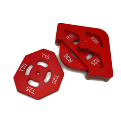 Радиусный шаблон со сменными радиусами для работы на фрезерным столе