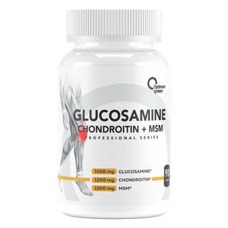 (Optimum System) Glucosamine Chondroitin + MSM - (90 таб)