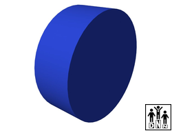 Мягкий модуль цилиндр 150х400