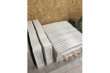 Сушка панелей.