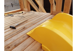 Горка hapro 3 метра желтая.