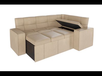 Скамья угловая Квадро тип 4 СП Коричневый (Бонмебель)