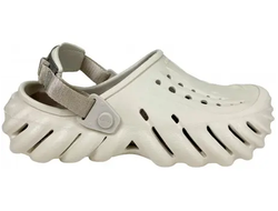 CROCS ECHO CLOG STUCCO КРЕМОВЫЕ С КОРИЧНЕВЫМ