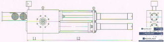 Шиберный фильтр гидравлический двойной колонного типа с четырьмя рабочими окнами