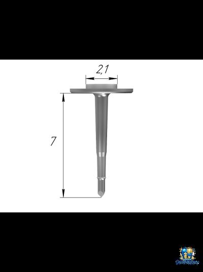 Пин безударный B2S 7.0 мм, арт. PIN-B2S-01.01