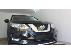 Защита радиатора Nissan Qashqai 2019- (2 части) низ black PREMIUM