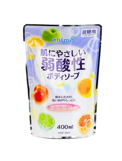 Гель для душа с фруктово-цветочным ароматом Rocket Soap  (400 мл, м/у)