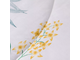 Комплект постельного белья 1.5 спальное или Евро сатин с одеялом покрывалом рисунок Веточки папоротника OB089