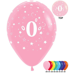 Воздушный шар "Ноль" (Колумбия) 30 см.
