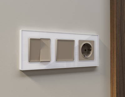 Рамки Белое стекло органическое, коллекция ARCTIC_4