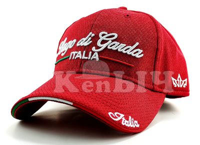 Бейсболка Италия красная