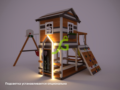 Детская площадка IgraGrad Домик 2 мод.1