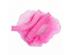 Шапочка медицинская розовая