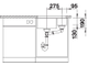 Мойка Blanco Subline 340/160-U чаша слева с отв.арм. InFino, 523552