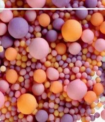 090М Драже зерновое в цветной кондитерской глазури микс (розовое, сиреневое, оранжевое)