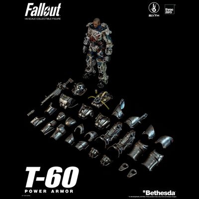 Силовая броня Т-60 (серия Fallout) - Коллекционная фигурка 1/6 Fallout T-60 Power Armor (3Z08560W0) - Threezero