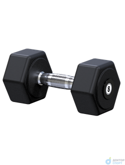 Гантель гексагональная 8кг