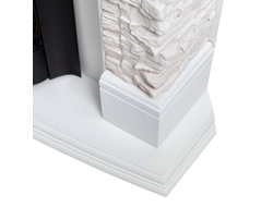 Угловой камин электрический Athena WT с очагом Fobos