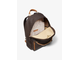 Michael Kors рюкзак Slater Medium Logo моно коричневые