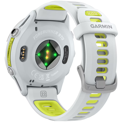 Часы Garmin Forerunner 970 Titanium Whitestone / Translucent Amp Yellow