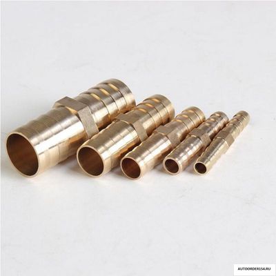 Трубка "ёлка" прямая д.8мм (латунь)