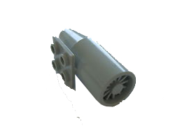 Engine, Smooth Large, 2 x 2 Thin Top Plate with Light Bluish Gray Center 4868b / 4869, Dark Bluish Gray (4868bc01)