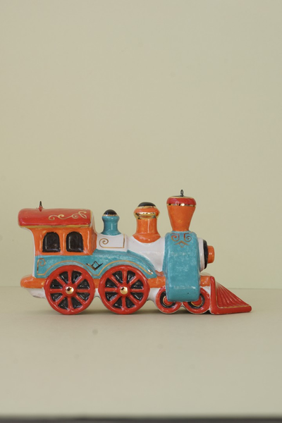 Паровозик цветной