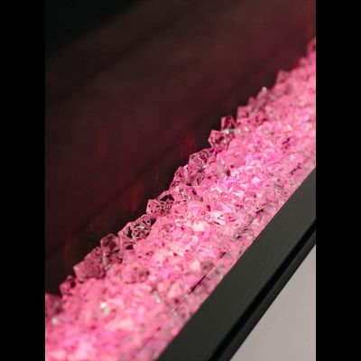 Линейный электрокамин Line WT с очагом Vision 60 LED