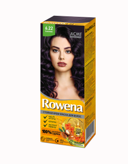 ROWENA Стойкая Крем-Краска для волос (с аммиаком) тон 6.22  Баклажан