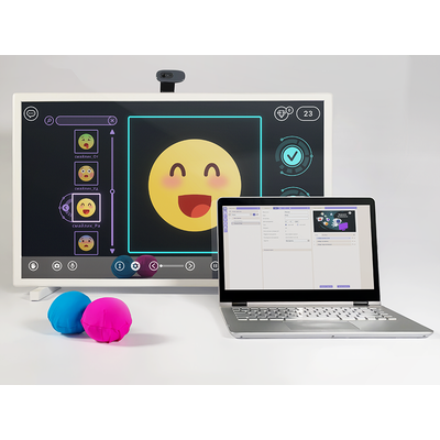 Интерактивное зеркало психолога (Встроенный ПК) с ПО “Эмоциональный интеллект” и Комплектом игр для развития эмоционально-волевой сферы