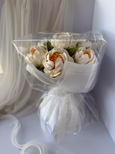 Свадебный букет из зефира