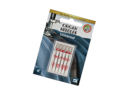 Иглы для бытовых швейных машин "ORGAN" универсальные  5шт. в пенале №70-100