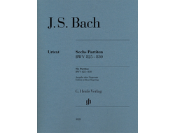 Bach, J.S. 6 Partiten BWV825-830: für Klavier (ohne Fingersatz)