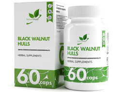 Скорлупа черного ореха (Black walnut hull ), 60 кап. (NaturalSupp)