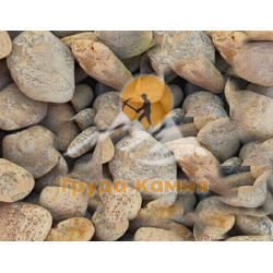 Галька желтая речная, фракция 20-40 мм